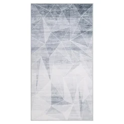 New inny Dywan geometryczny jasnoszary PUERTO 80x150 cm