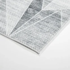 Clearance inny Dywan geometryczny jasnoszary PUERTO 160x230 cm