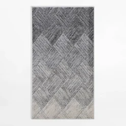 Outlet inny Dywan geometryczny KERY, szaro-kremowy, 80x150 cm