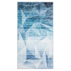 inny Chodniki|Dywany Z Krótkim Włosiem^Dywan geometryczny niebieskie trójkąty PUERTO 80x150 cm