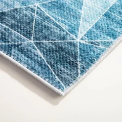 inny Chodniki|Dywany Z Krótkim Włosiem^Dywan geometryczny niebieskie trójkąty PUERTO 80x150 cm