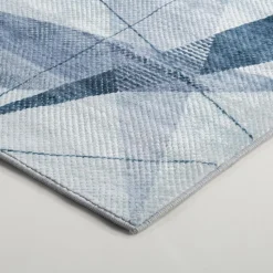 inny Chodniki|Dywany Z Krótkim Włosiem^Dywan geometryczny niebieski PUERTO 80x150 cm