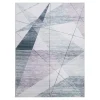 Outlet inny Dywan geometryczny szaroróżowy PUERTO 160x230 cm
