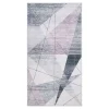 Online inny Dywan geometryczny szaroróżowy PUERTO 80x150 cm