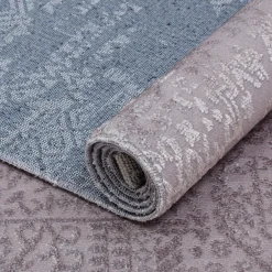 Outlet Dywan loftowy z połyskiem różowy STELLA 80x150 cm