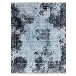 Sale Dywan loftowy z połyskiem niebieski STELLA 120x170 cm