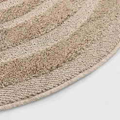 Best inny Dywan okrągły beżowy MONTY 120 cm