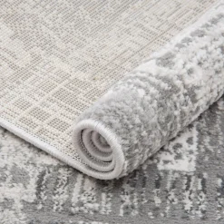 Clearance Dywan retro do przedpokoju szary MIRAGE 80x150 cm