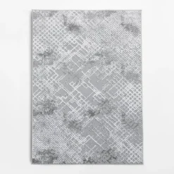 inny Dywany Z Krótkim Włosiem^Dywan retro srebrny MIRACLE 200x290 cm