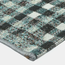 Clearance inny Dywan szaro-turkusowy PATCHWORK MALTA 80x150 cm
