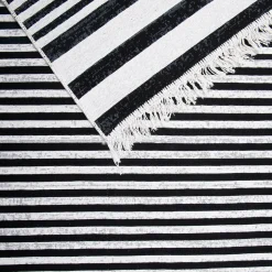 Chodniki|Dywany Z Krótkim Włosiem^Dywan w biało-czarne pasy BERGEN 80x150 cm