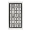 Outlet Dywan w romby biało-czarny SCANDI 80x150 cm