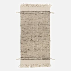 inny Chodniki|Dywany Wełniane^Dywan wełniany naturalny beż LIMA 80x150 cm
