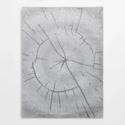 Sale inny Dywan wzór plaster drewna szary MIRACLE 120x170 cm