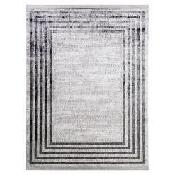 Outlet Dywan z frędzlami antracyt KASHMIR 120x170 cm