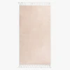 Outlet Dywan z frędzlami beżowy PULLY 80x150 cm