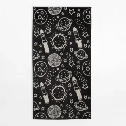 Clearance inny Dywan z kosmicznym wzorem HAPPY, 80x150 cm