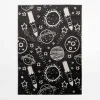 Hot inny Dywan z kosmicznym wzorem HAPPY, 160x230 cm