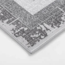 Sale inny Dywan z ornamentem szary MIRACLE 120x170 cm