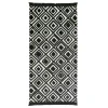 Chodniki|Dywany Z Krótkim Włosiem^Dywan z połyskującym wzorem 3D czarne romby ETNA 80x150 cm