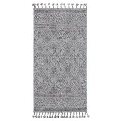 Chodniki|Dywany Zewnętrzne^Dywan zewnętrzny szary karo BOUCLE 80x150 cm