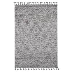 Hot Dywan zewnętrzny szary karo BOUCLE 120x170 cm