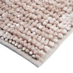 Sale Dywanik łazienkowy beżowy CHENILLE 50x80 cm