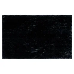 Dywany Do Prania W Pralce|Dywaniki Łazienkowe^Dywanik łazienkowy czarny CHENILLE 50x80 cm