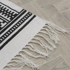 Clearance Dywanik czarno-biały SCANDI 50x80 cm
