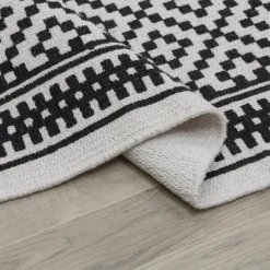 Clearance Dywanik czarno-biały SCANDI 50x80 cm