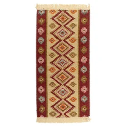 Dywaniki^Dywanik dwustronny ALBORG BORDO ROMBY 60x120 cm