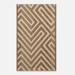 Discount Dywanik nowoczesny beżowy JUTA 60x100 cm