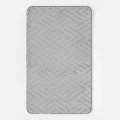 Dywanik srebrny DOVER 3D 60x100 cm