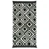 Discount Dywanik z połyskującym wzorem 3D czarne romby ETNA 60x100 cm