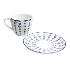 Porcelana Bogucice Filiżanki I Spodki^Filiżanka FLISTY ze spodkiem 200 ml