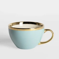 Clearance Filiżanka porcelanowa Jumbo AURORA GOLD 400 ml