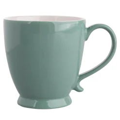 Sale Filiżanka porcelanowa na nóżce zielona Jumbo URBAN 400 ml