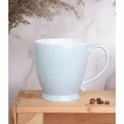 Filiżanki I Spodki^Filiżanka porcelanowa na nóżce niebieska Jumbo URBAN 400 ml