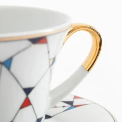Porcelana Bogucice Filiżanki I Spodki^Filiżanka ze spodkiem ARLEKIN 250 ml
