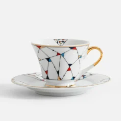 Online Porcelana Bogucice Filiżanka ze spodkiem ARLEKIN 90 ml