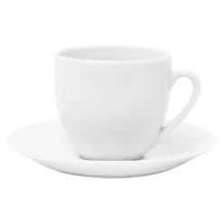 Outlet Filiżanka ze spodkiem porcelanowa RONDO 250 ml