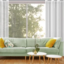 Outlet Eurofirany Firana do salon biała JULITA 135x250 cm