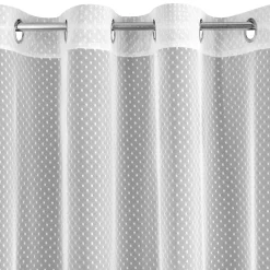 Outlet Eurofirany Firana do salon biała JULITA 135x250 cm
