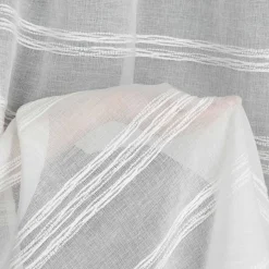 Sale Eurofirany Firana na przelotkach biała DOLY 140x250 cm