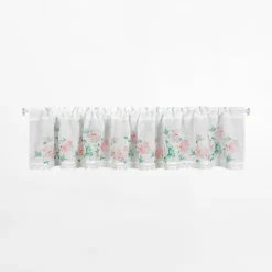 Best Eurofirany Firana zazdrostka biało-różowa ASTEJA 30x150 cm