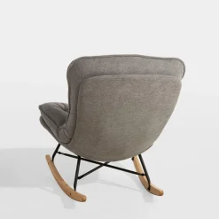 Best inny Fotel bujany jasnoszary DYNI