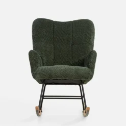 Online inny Fotel bujany JEXLA zielony