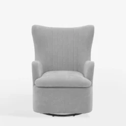 Discount Fotel bujany na obrotowej podstawie szary SHOAN