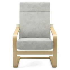 Fotele Wypoczynkowe^Fotel finka jasnoszary BAKU