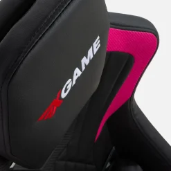 New XGAME Fotel gamingowy MEWINO czarno-różowy